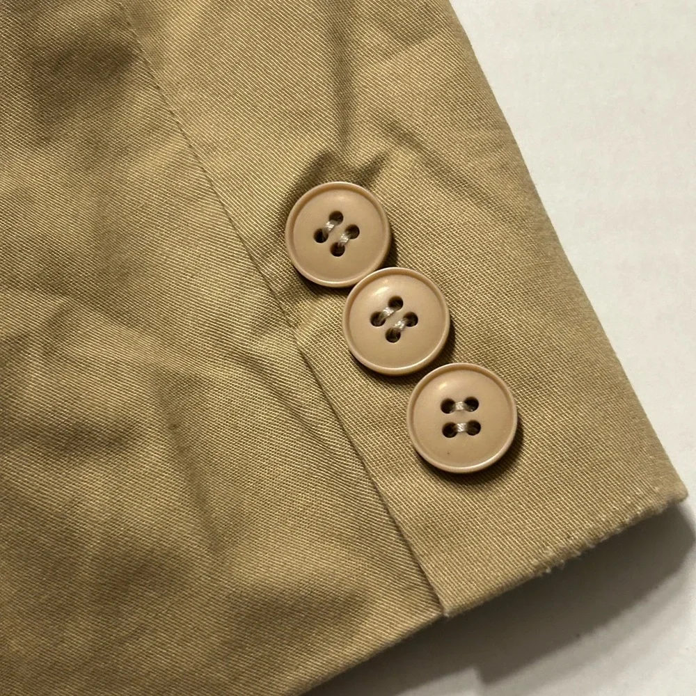Appaman Boys Khaki Tan Lined Blazer Jacket Size 5
